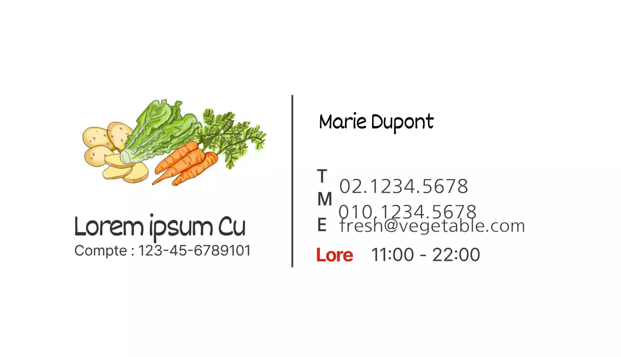 Petit magasin de légumes