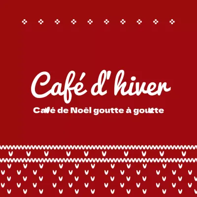 Café goutte à goutte de Noël