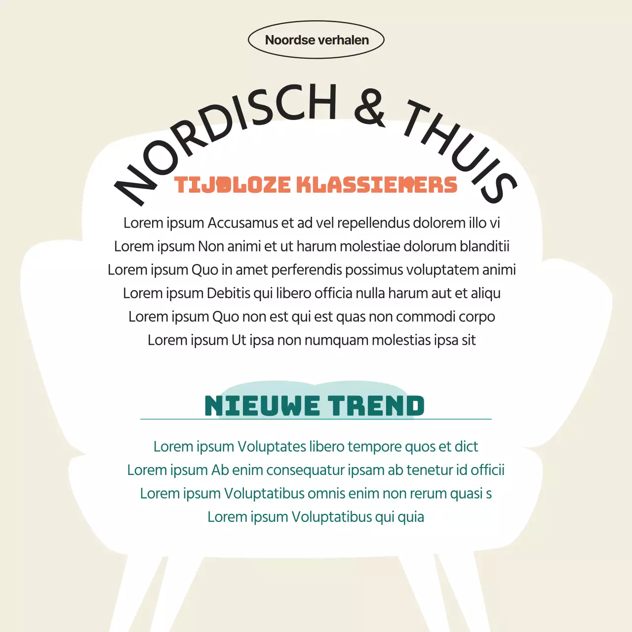 Een selectie van strakke, rustgevende interieurs in vintage oranje.