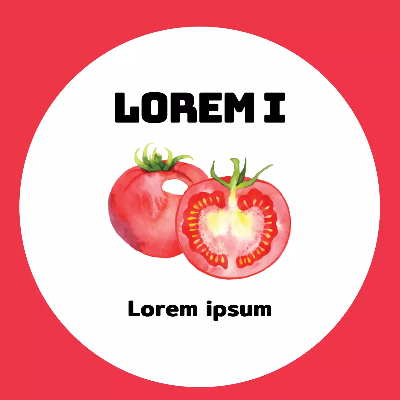 Rode illustratie nette tomatenkwekerij