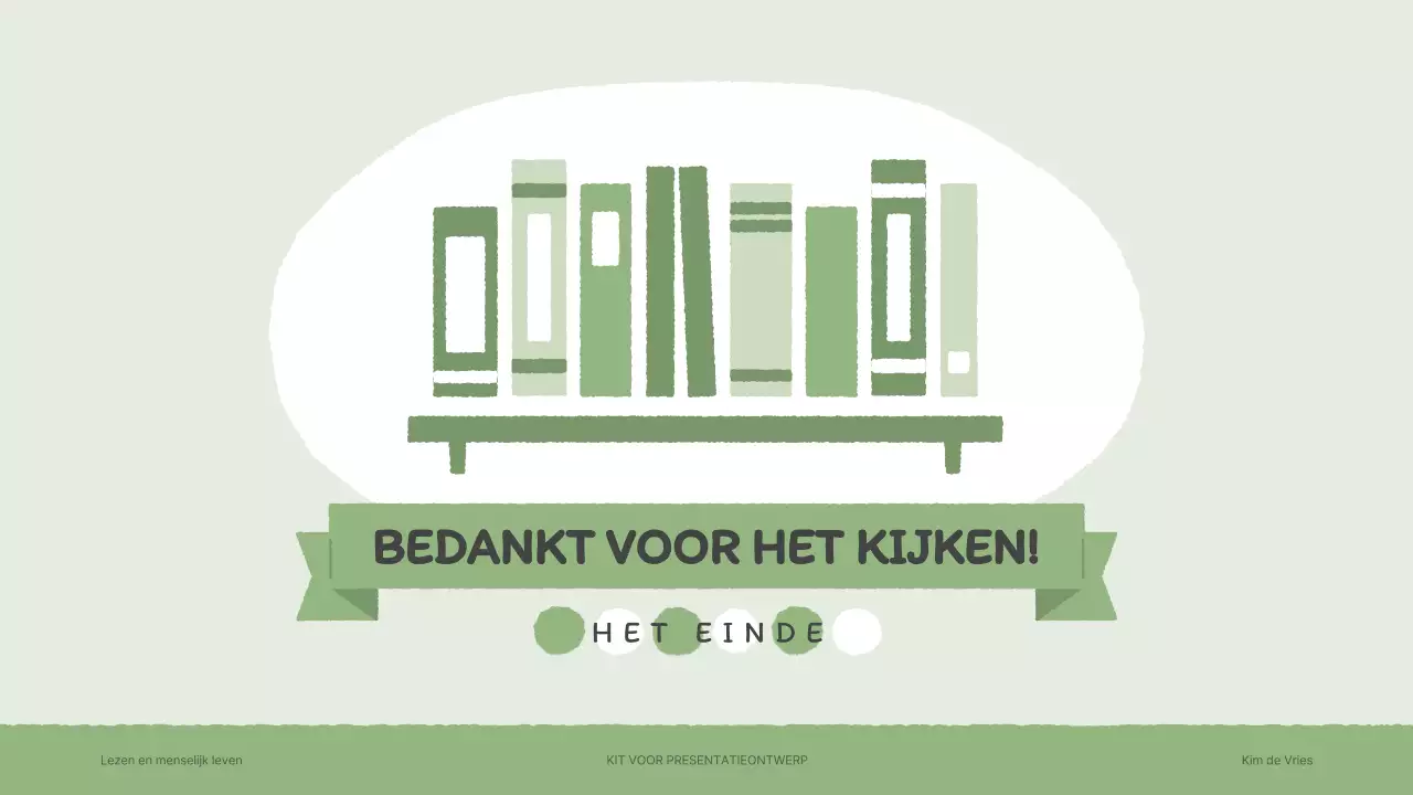 Presentatiepakket met sentimentele handgetekende boekillustraties in bruin en groen
