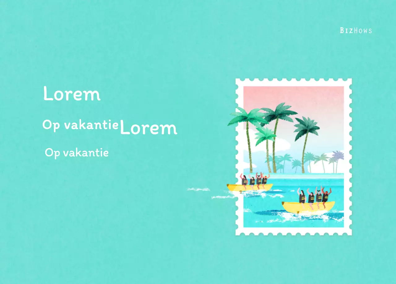 Stempelillustraties met een warm concept