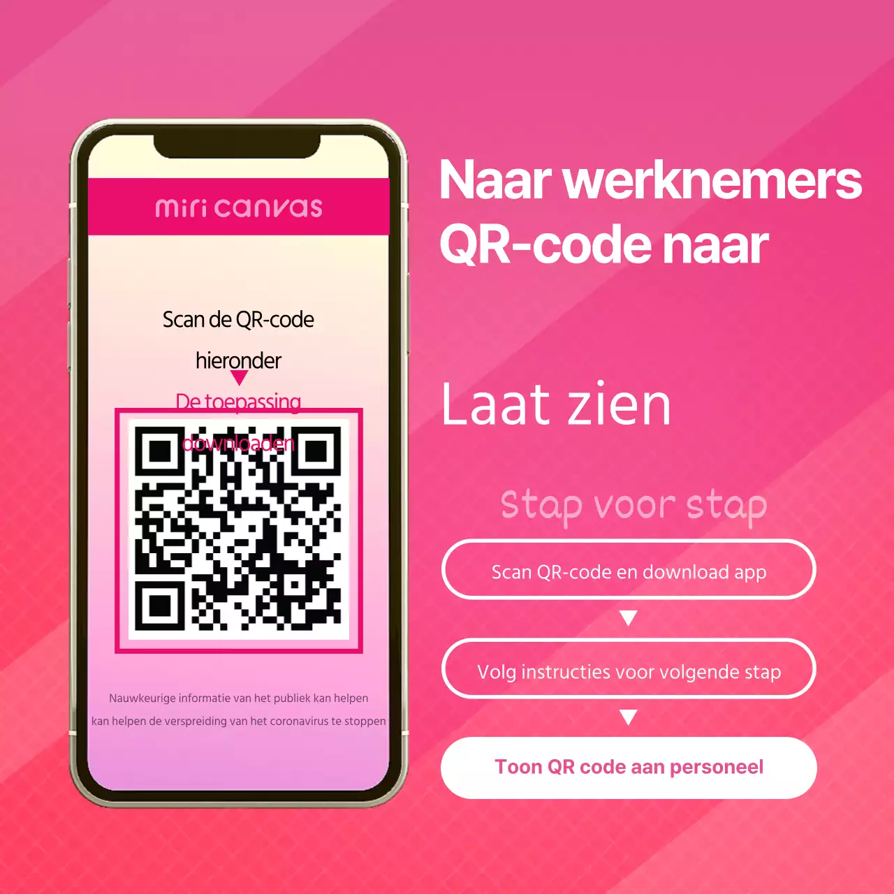 Smartphone mockup e-paspoort instructies