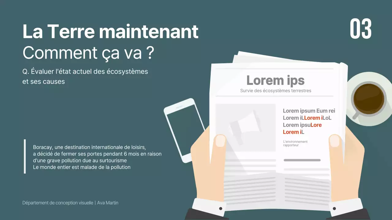 Création d'un globe vert