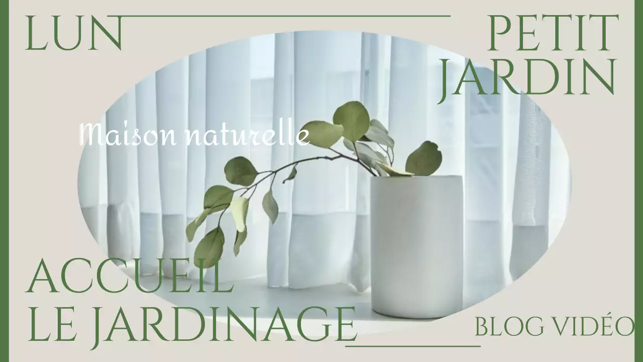 Un vlog de jardinage sentimental en beige et vert