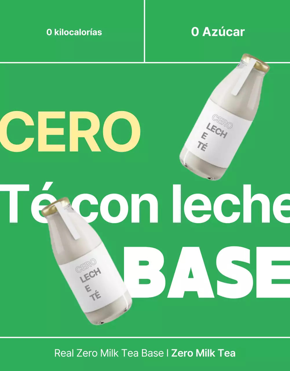 Promover el té verde, simple y sin leche