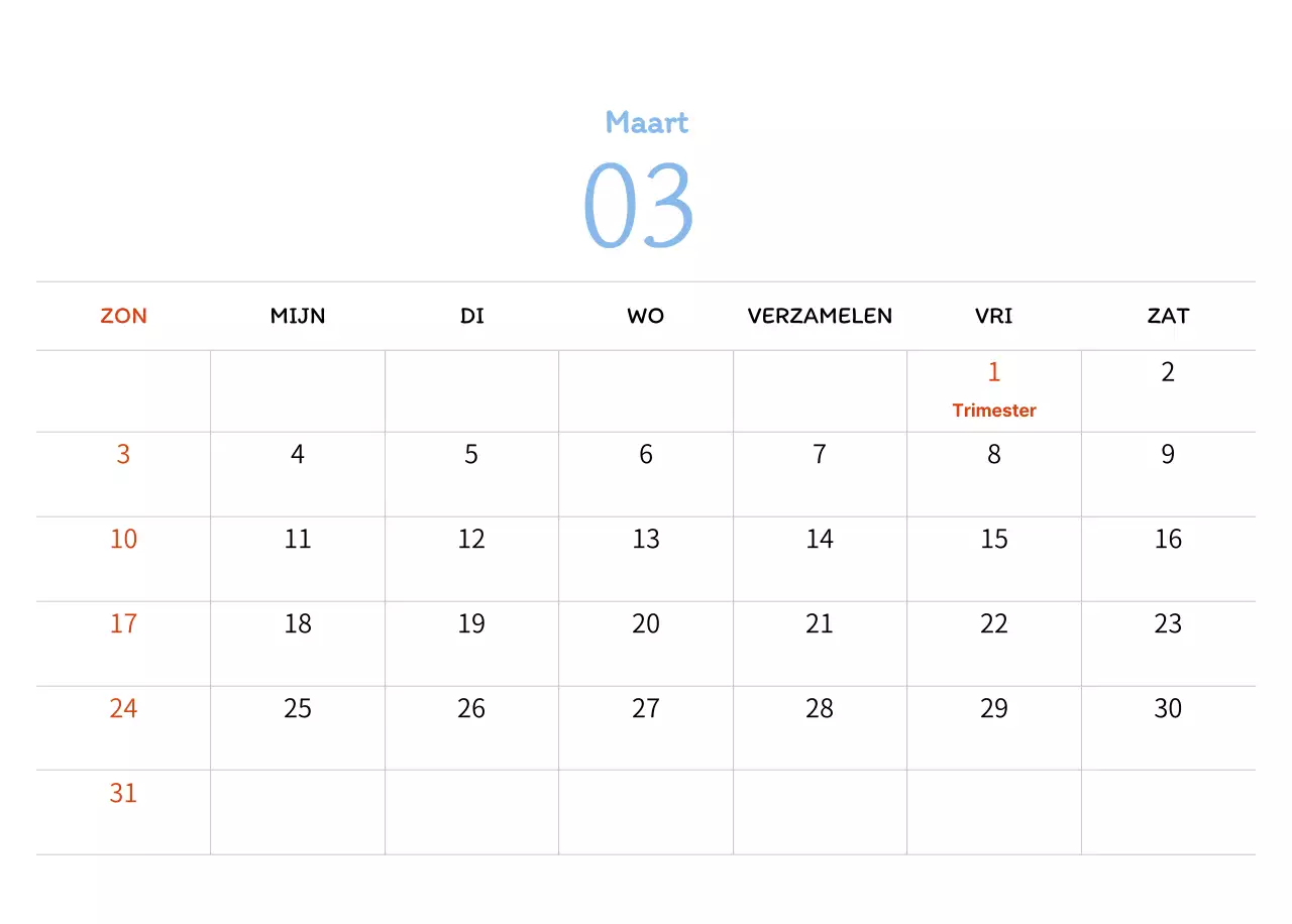 Stempelillustraties met een warm concept