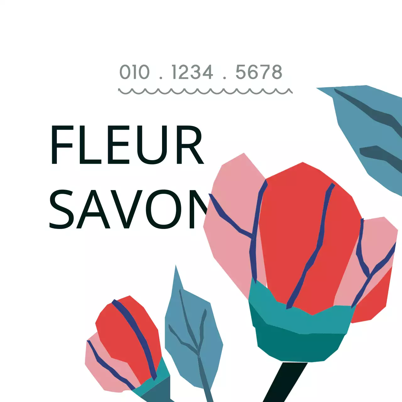 Savon à base de fleurs