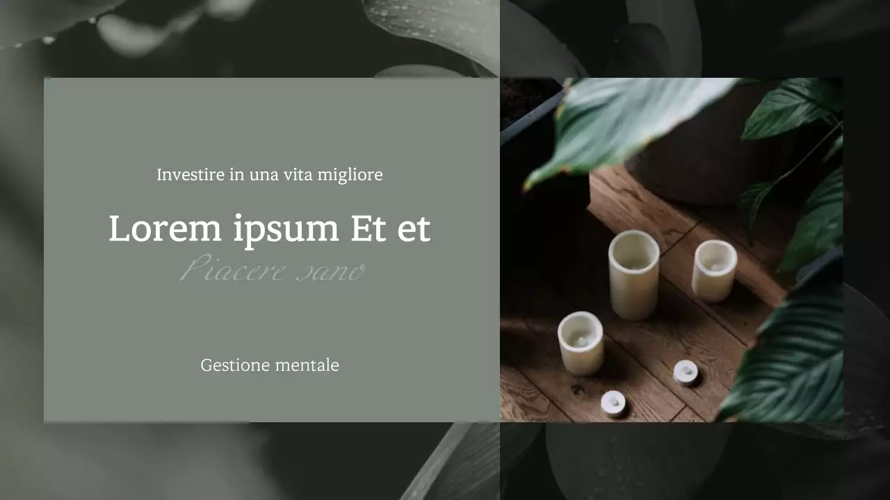 Immagine grigio-verde evidenziata Piacere sano Informazioni sulla salute mentale