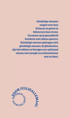 Marineblauwe typografie met emotionele kleurenschema's en vormen