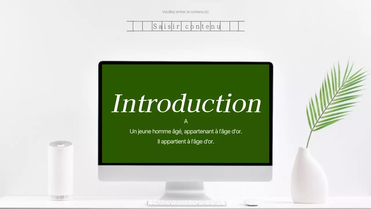 Papier manuscrit vert