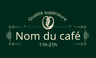 16 autocollants de café