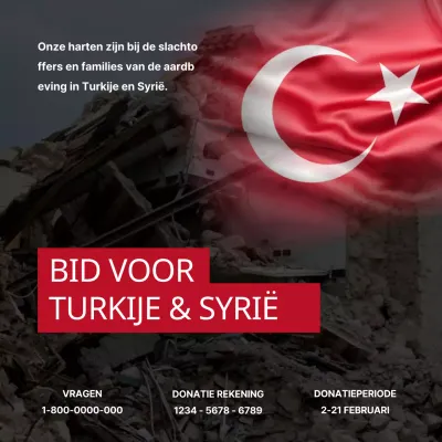 Donatiegids voor zwarte en rode aardbevingen