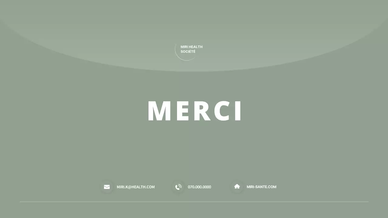 Rapport d'activité d'une entreprise de santé, calme et propre, dans des tons vert foncé