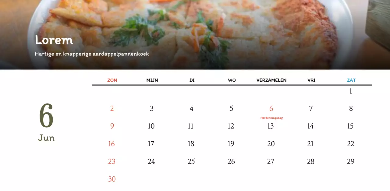 Traditioneel Koreaans restaurant concept coupon kalender in beige en bruin