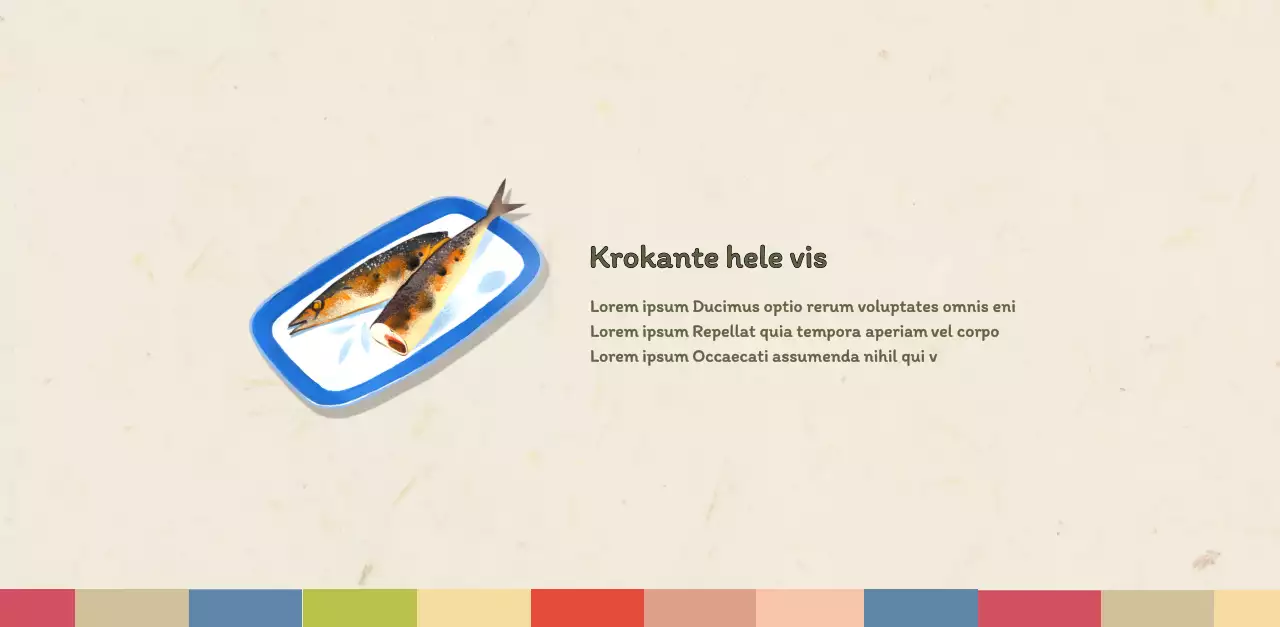 Traditioneel Koreaans restaurant concept coupon kalender in beige en bruin