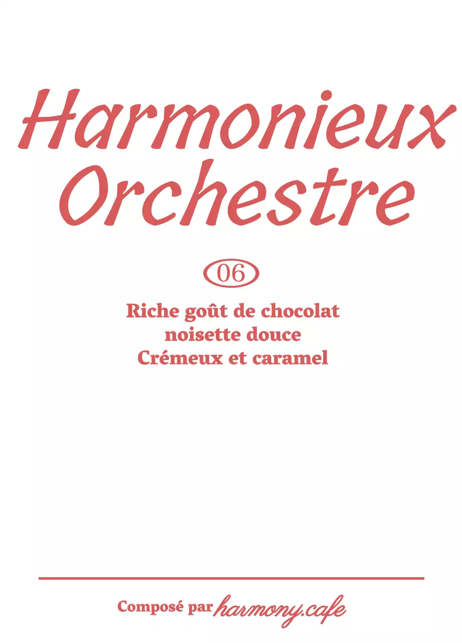 Café au goutte-à-goutte avec accents cursifs rouges et blancs