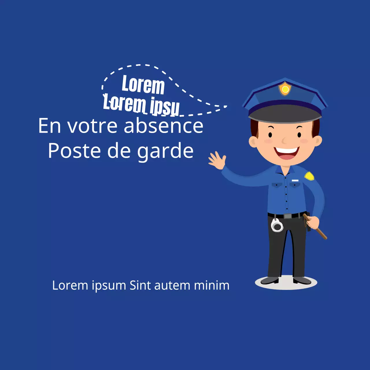 Gardiennage en votre absence