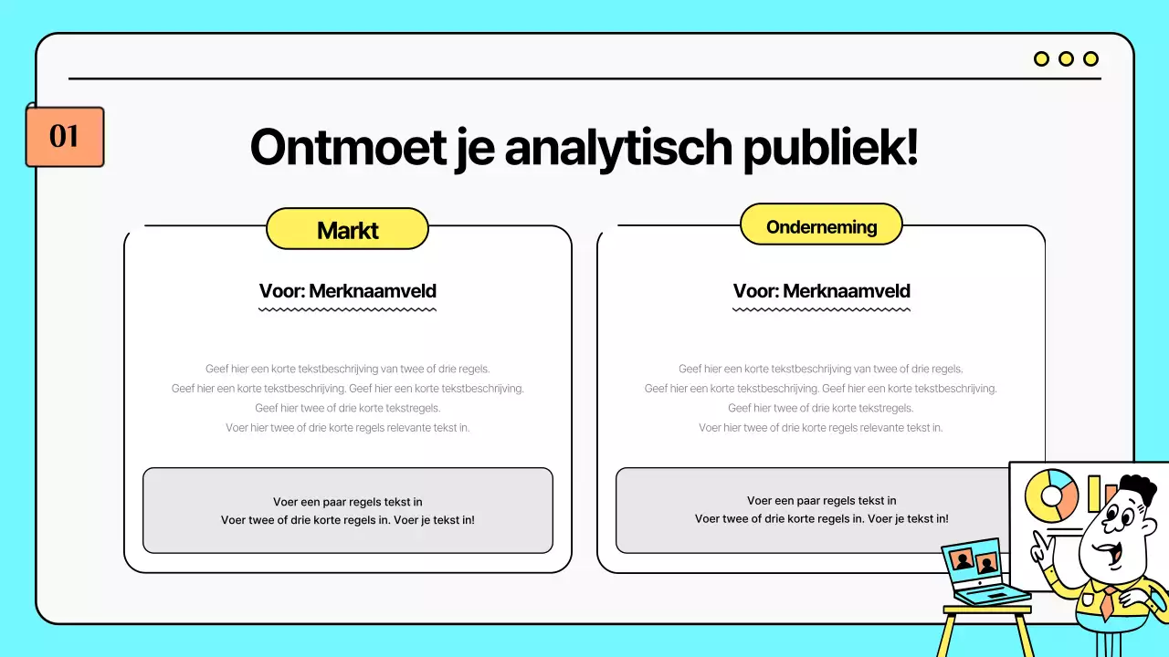 Marketingstrategieën voor schattige illustraties in mint en geel