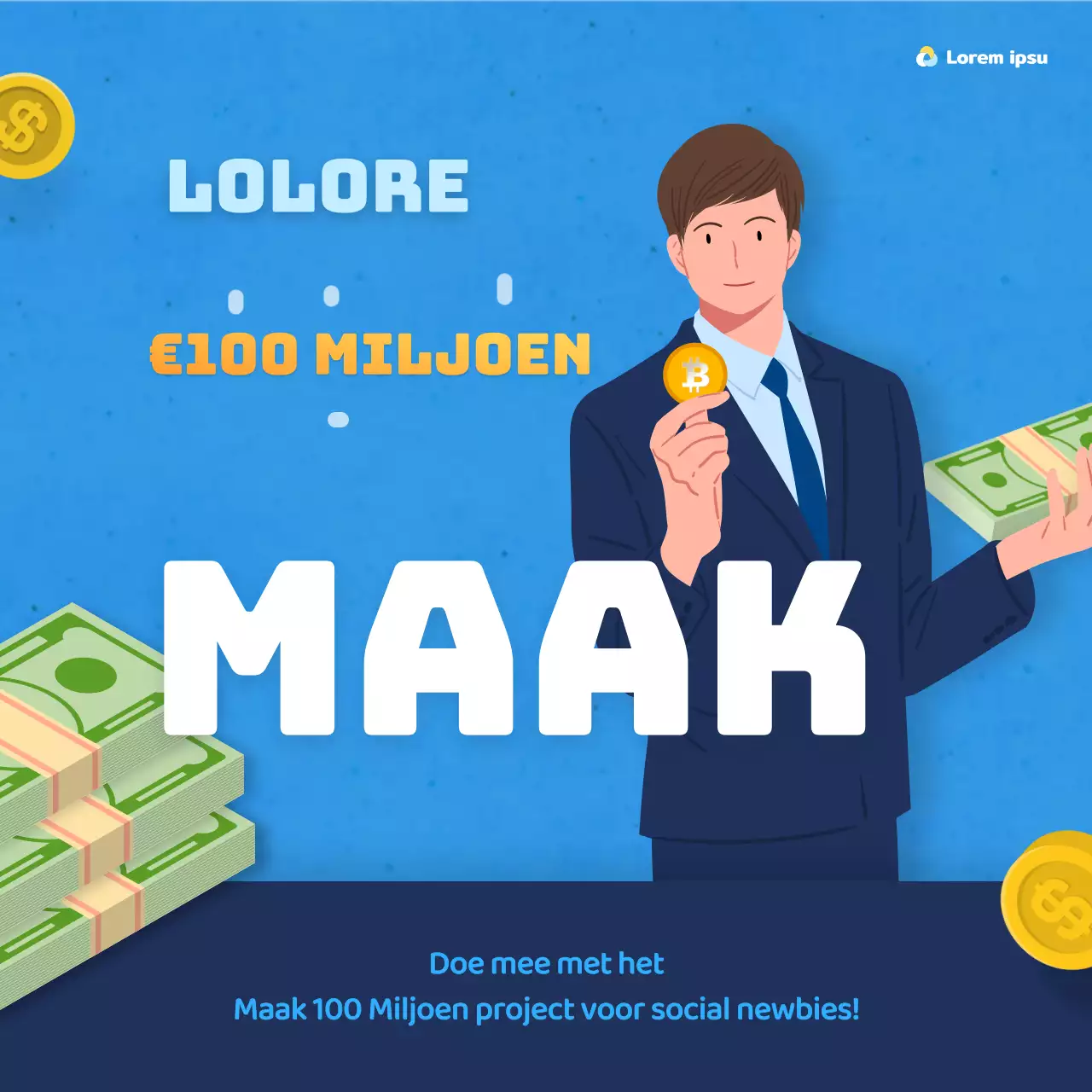 Het 100 miljoen eerstejaars project van The Blue Society