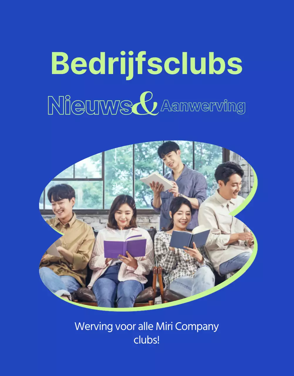 De trendy werkclubs van Blue zijn op zoek naar introducties
