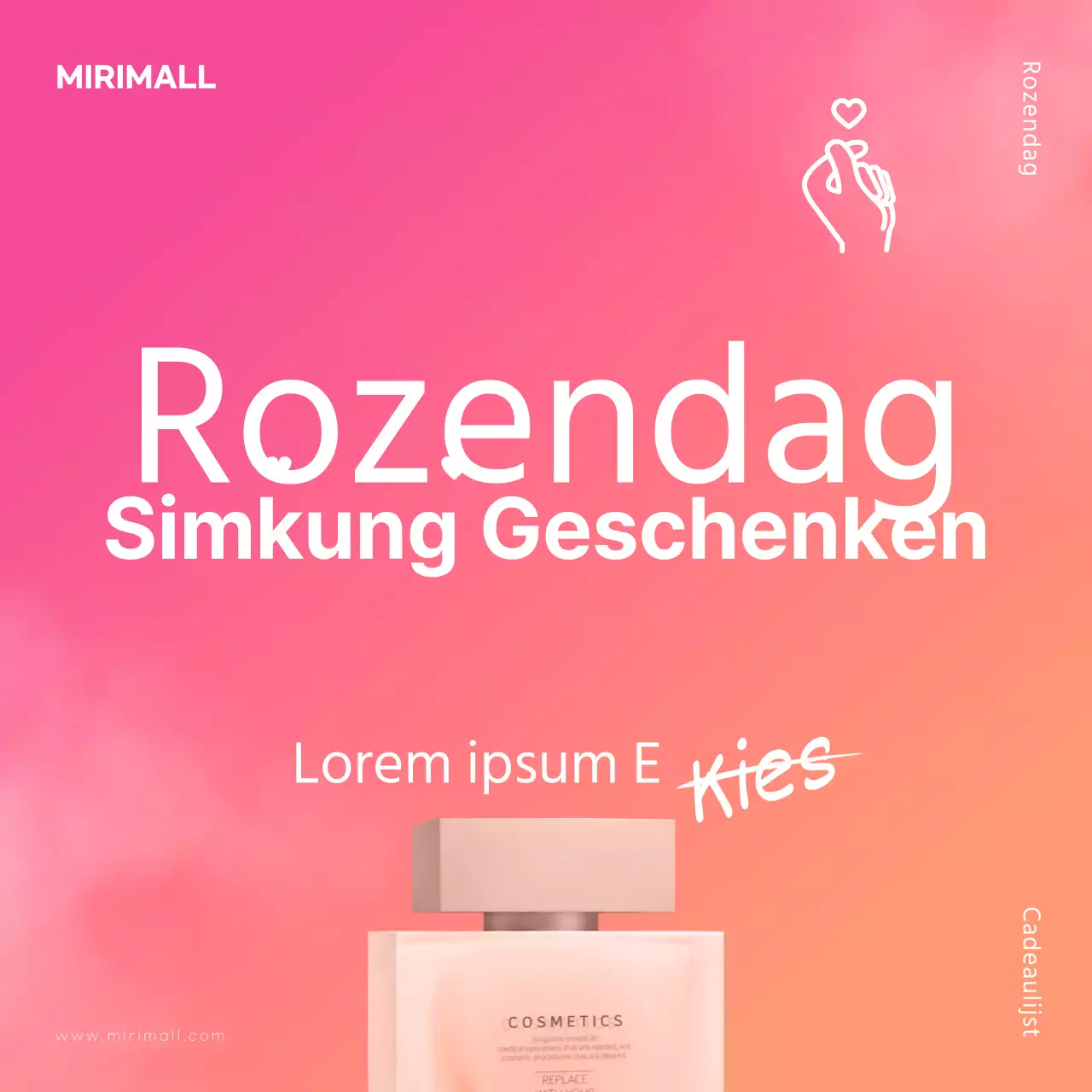Rozendag Sim Kung geschenken