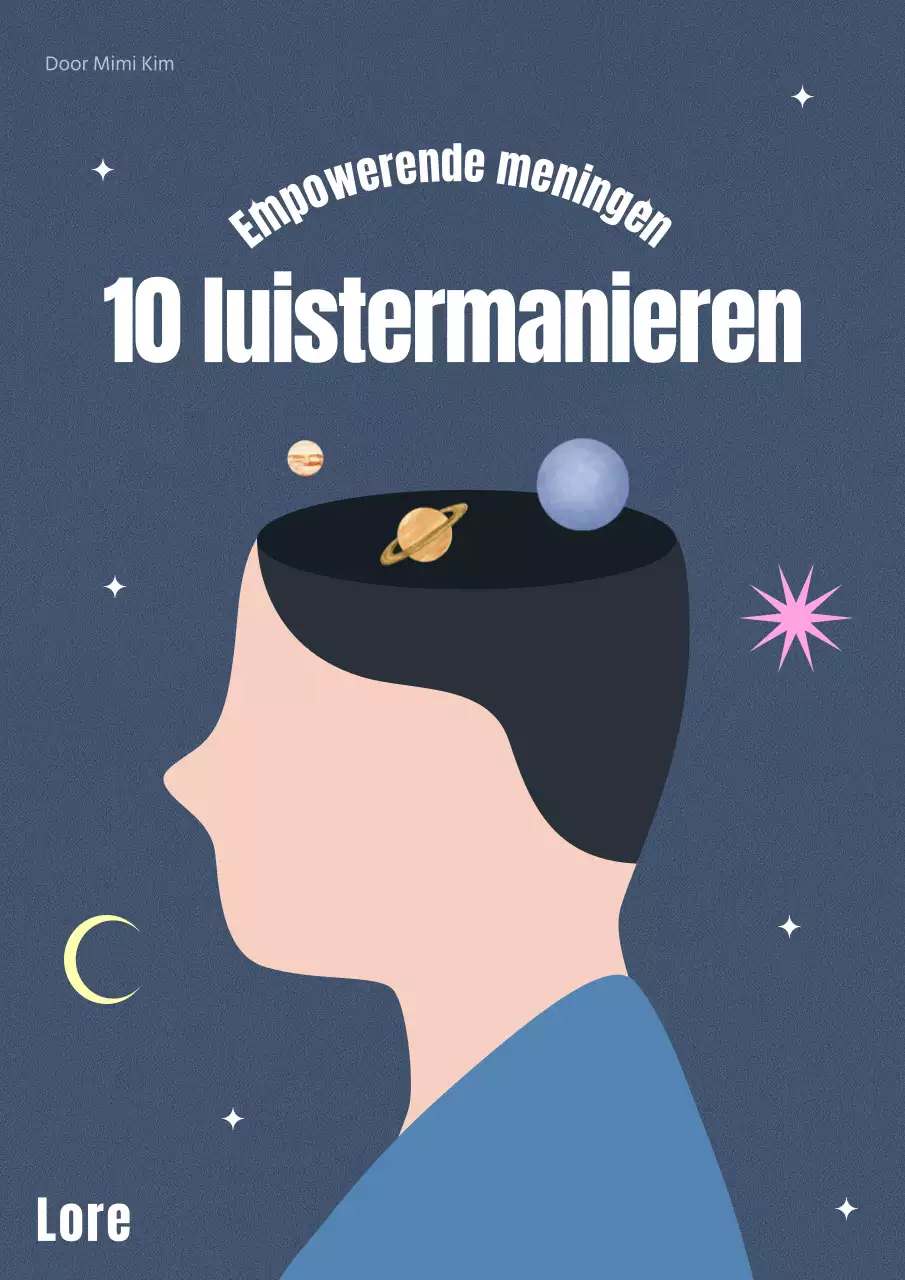 Een eenvoudig geïllustreerd zelfhulpboek met een blauw thema