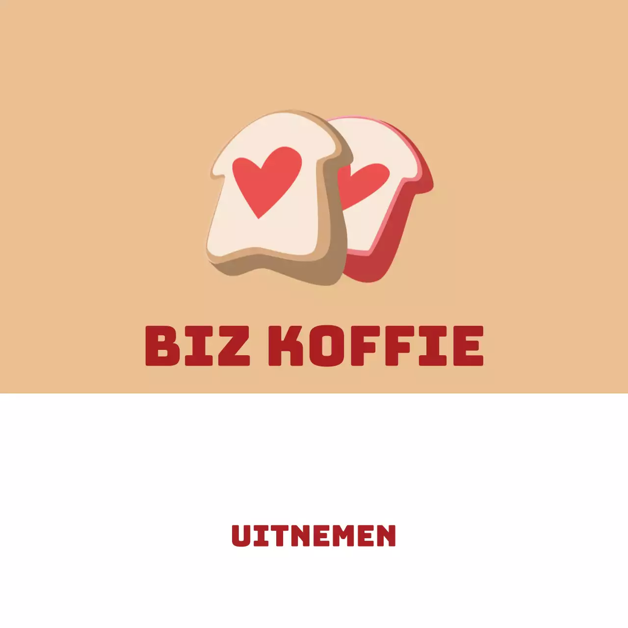 Beige eenvoudige illustratie café