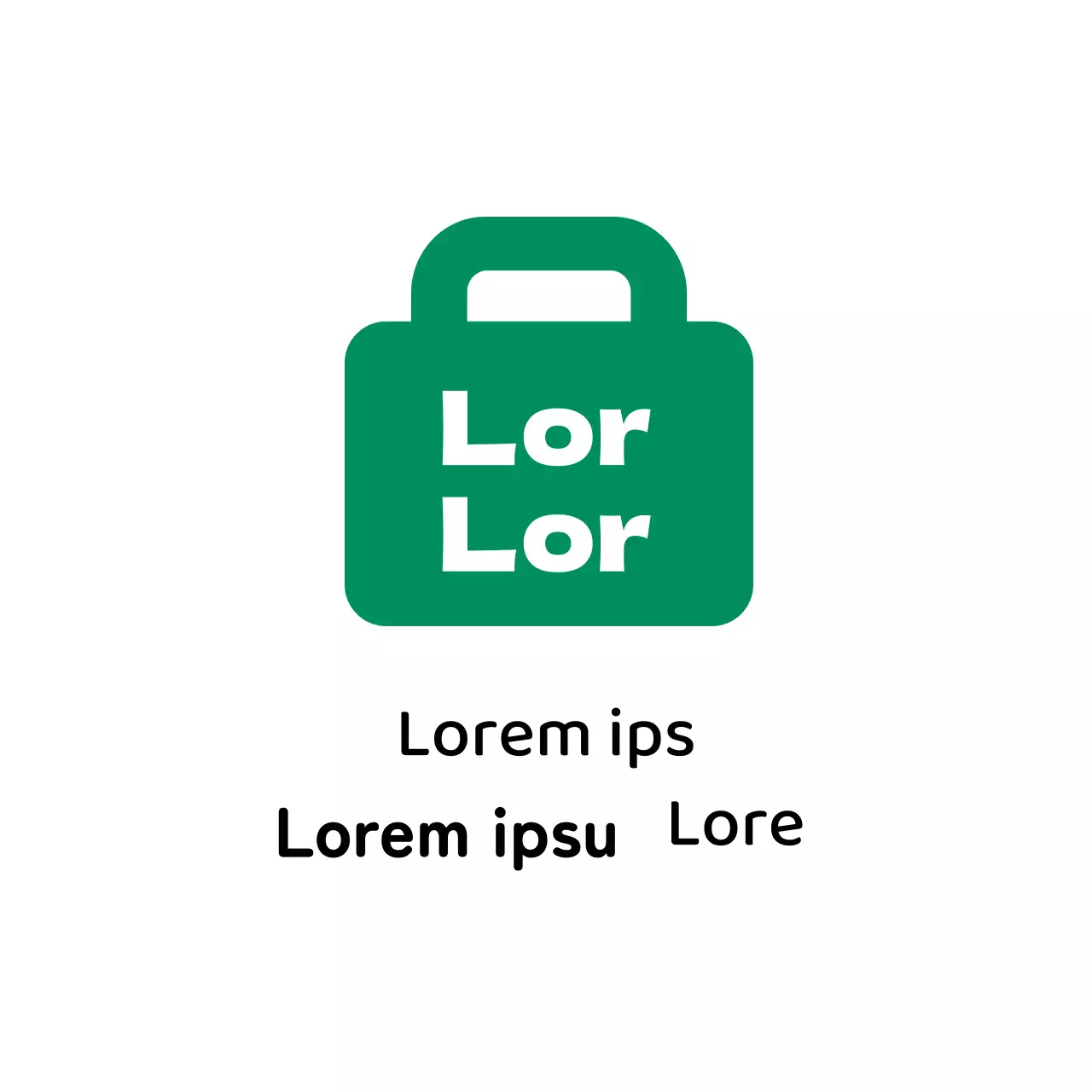 Illustration abstraite d'une étiquette d'emballage de magasin