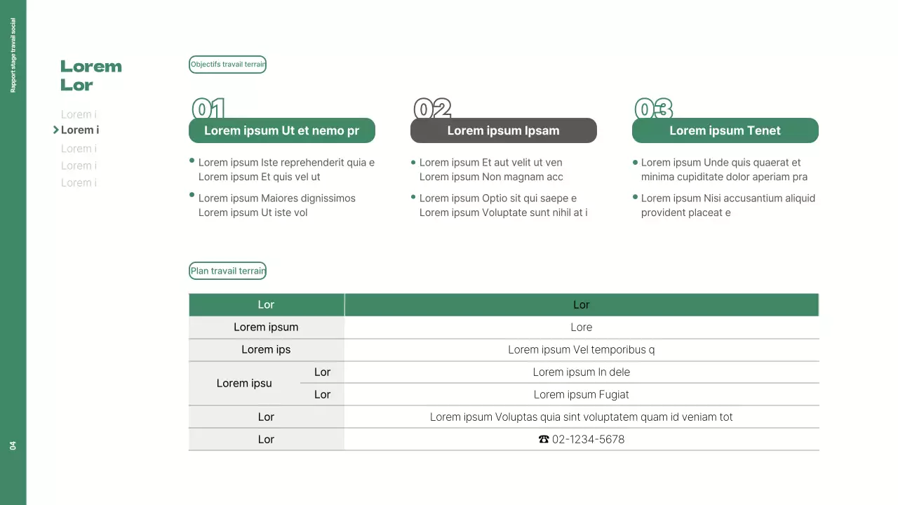 Des rapports de laboratoire verts et propres