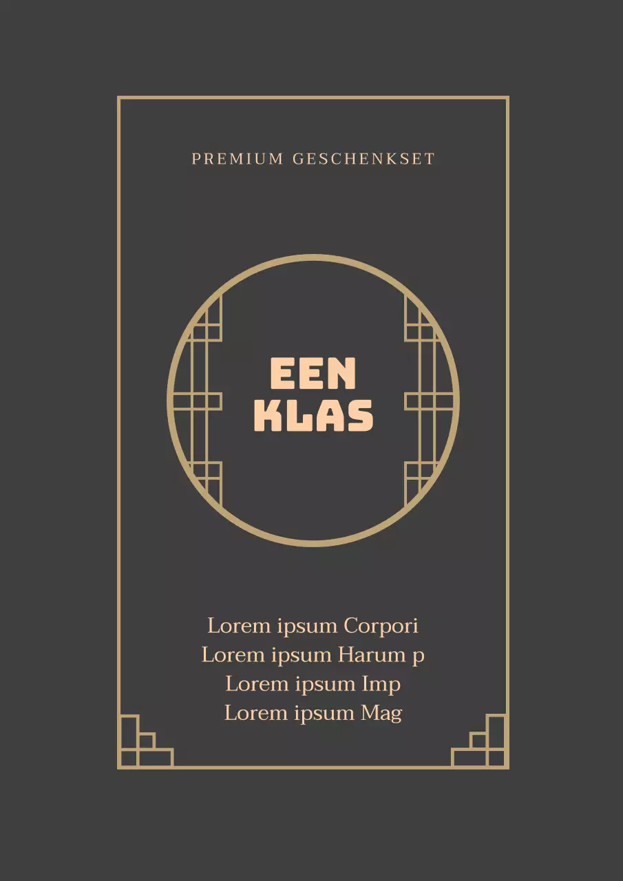 Nieuwjaarsgeschenkset in traditionele wijn- en goudkleuren