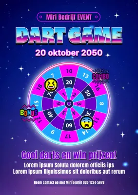 Galaxy Darts Webposter