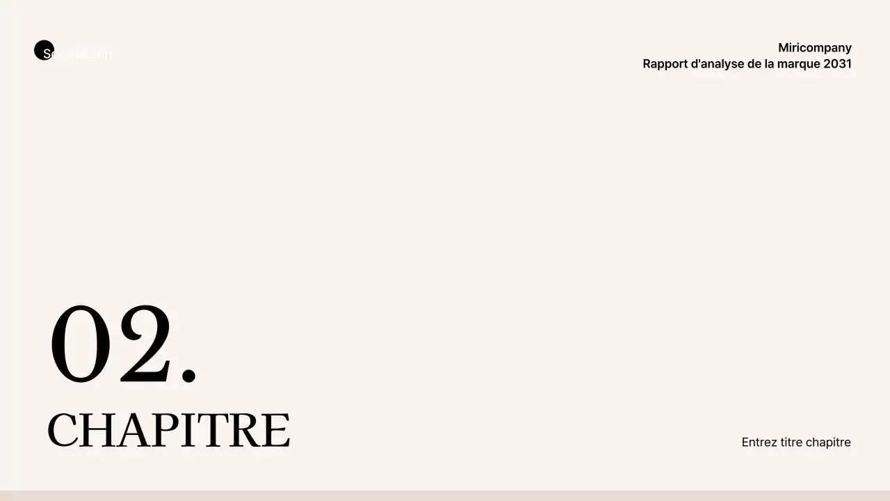 Style professionnel simple en beige et marron