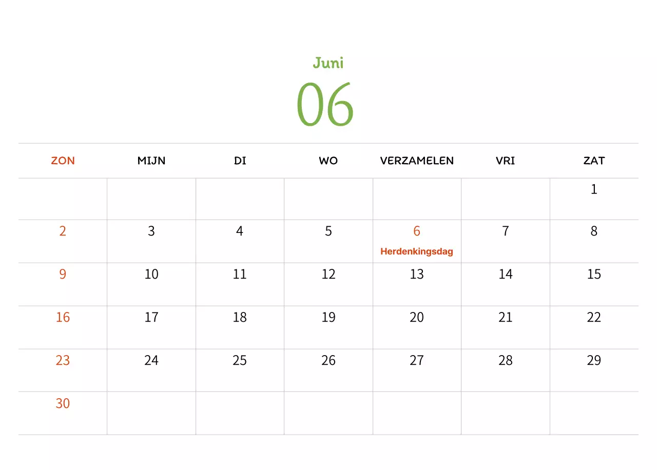 Stempelillustraties met een warm concept