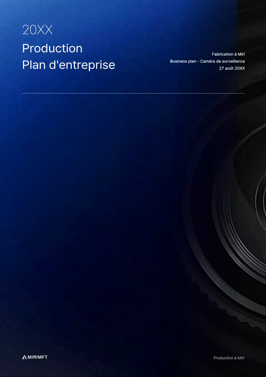 Concept de gradient noir et bleu, plan d'affaires pour l'industrie manufacturière