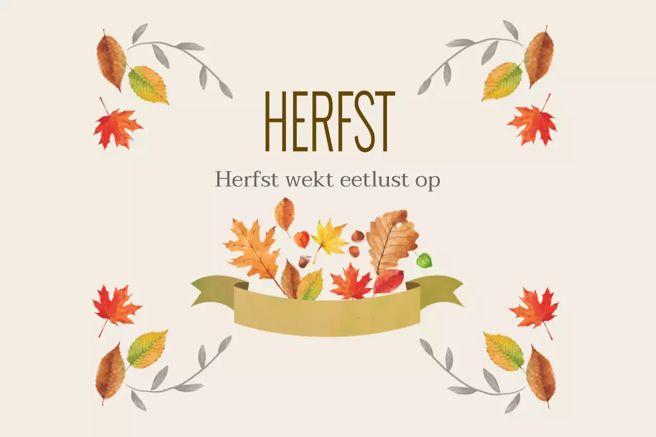 Herfst is hier