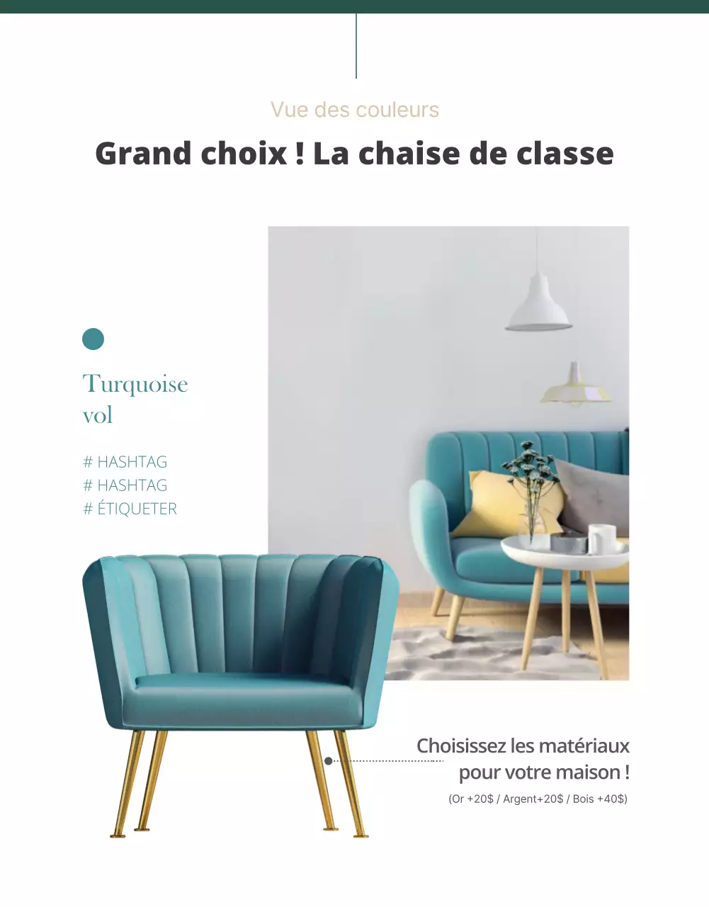 Page de détails du mobilier