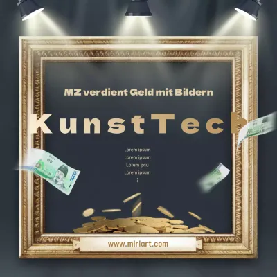 ArtTech Information Theme mit Gold Luxuriöses Galeriekonzept