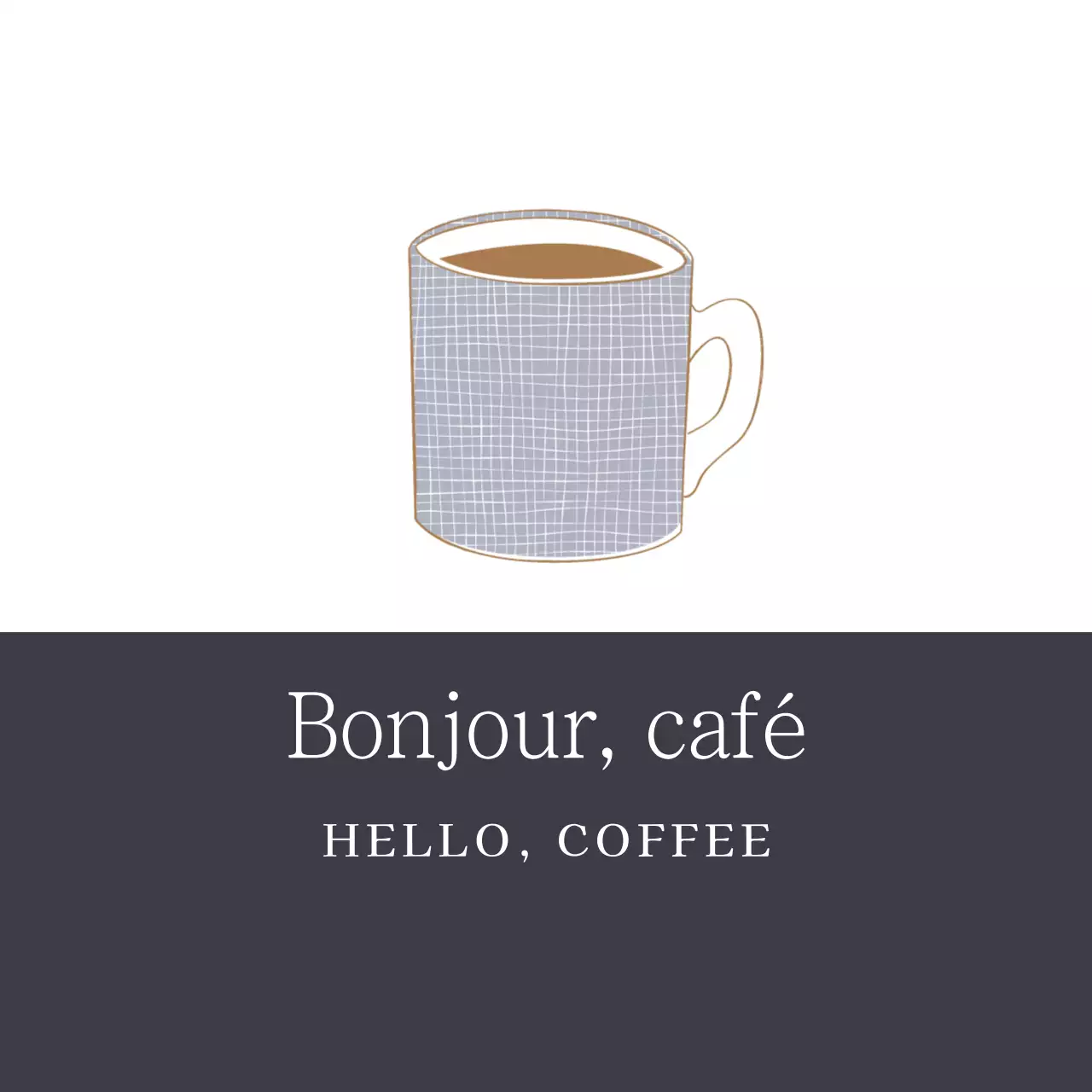 Bonjour le café