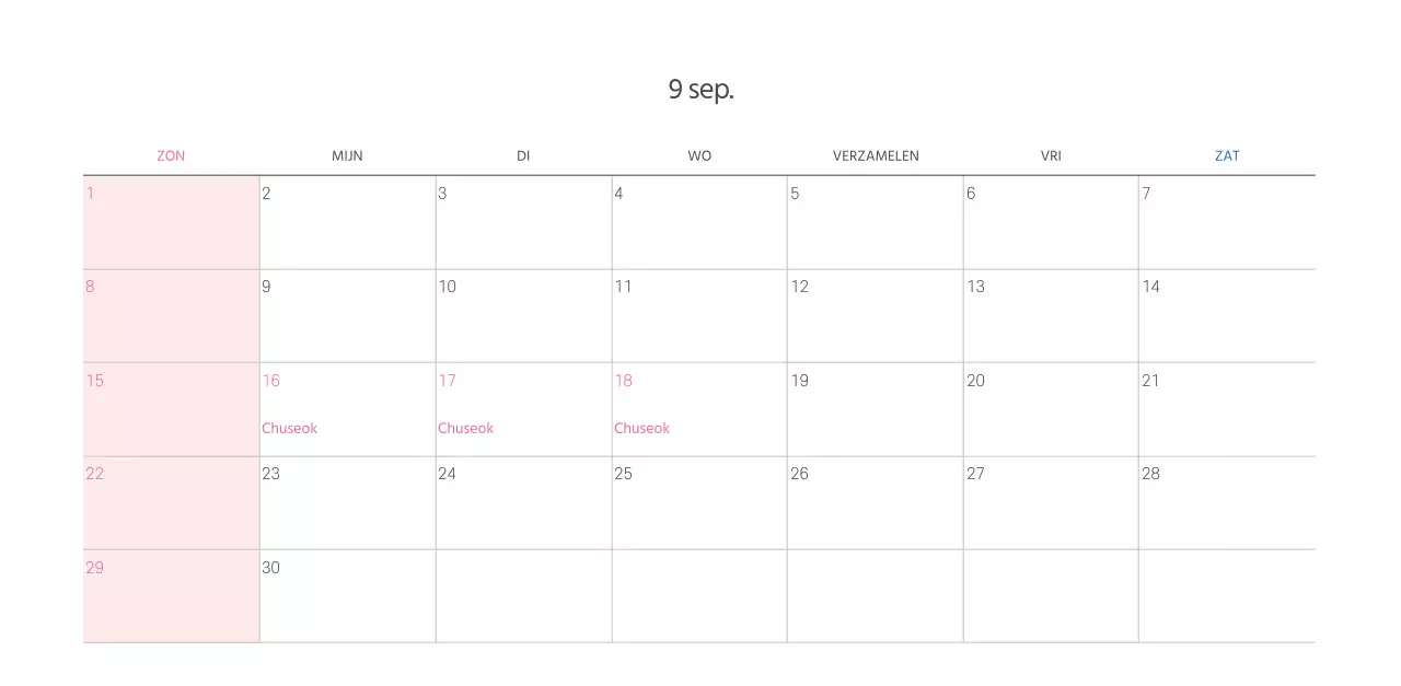 Kerkkalender met warme illustraties