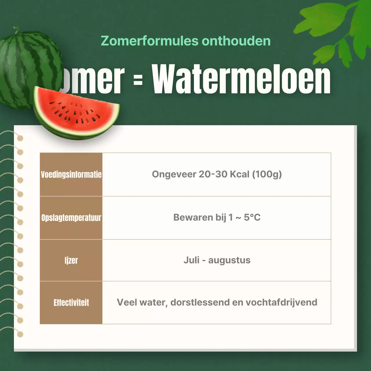 Tips voor het kiezen van een tropische rode en groene watermeloen uitgelegd
