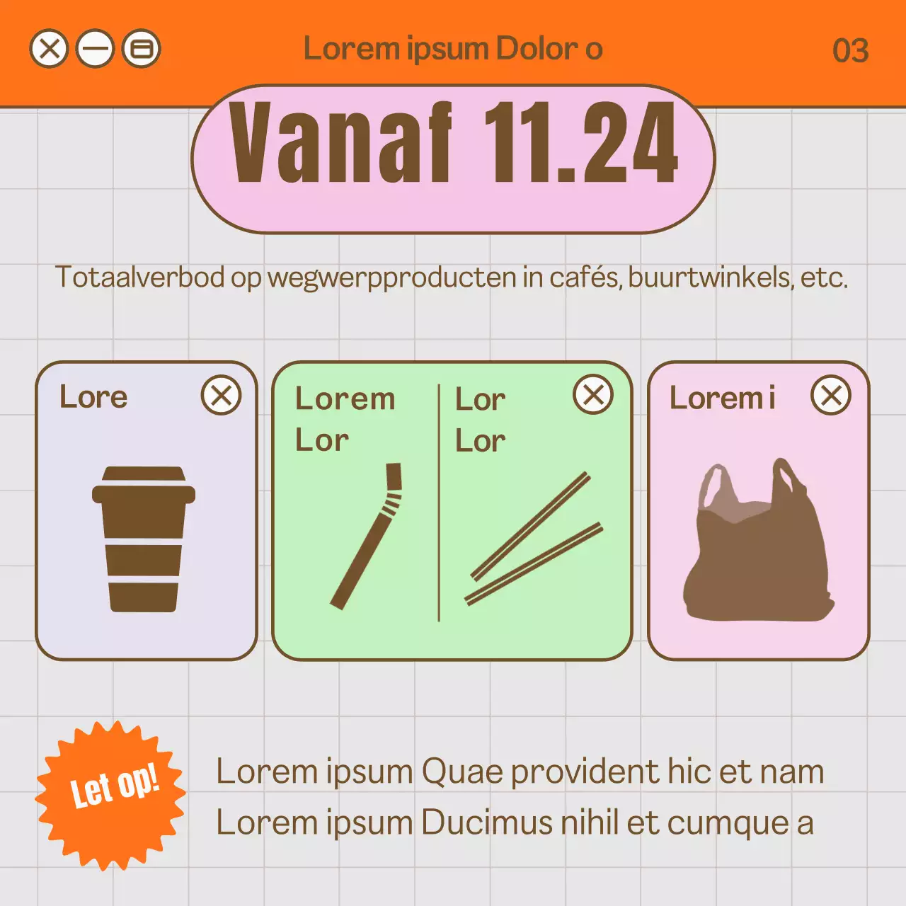 Leuke beleidswijzer met paars internet zoekbalk concept