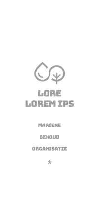 Het concept van het agentschap van het mariene behoud met water en bomenillustratie