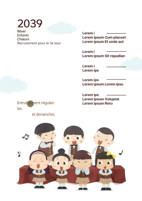 Chœur d'enfants Dreaming