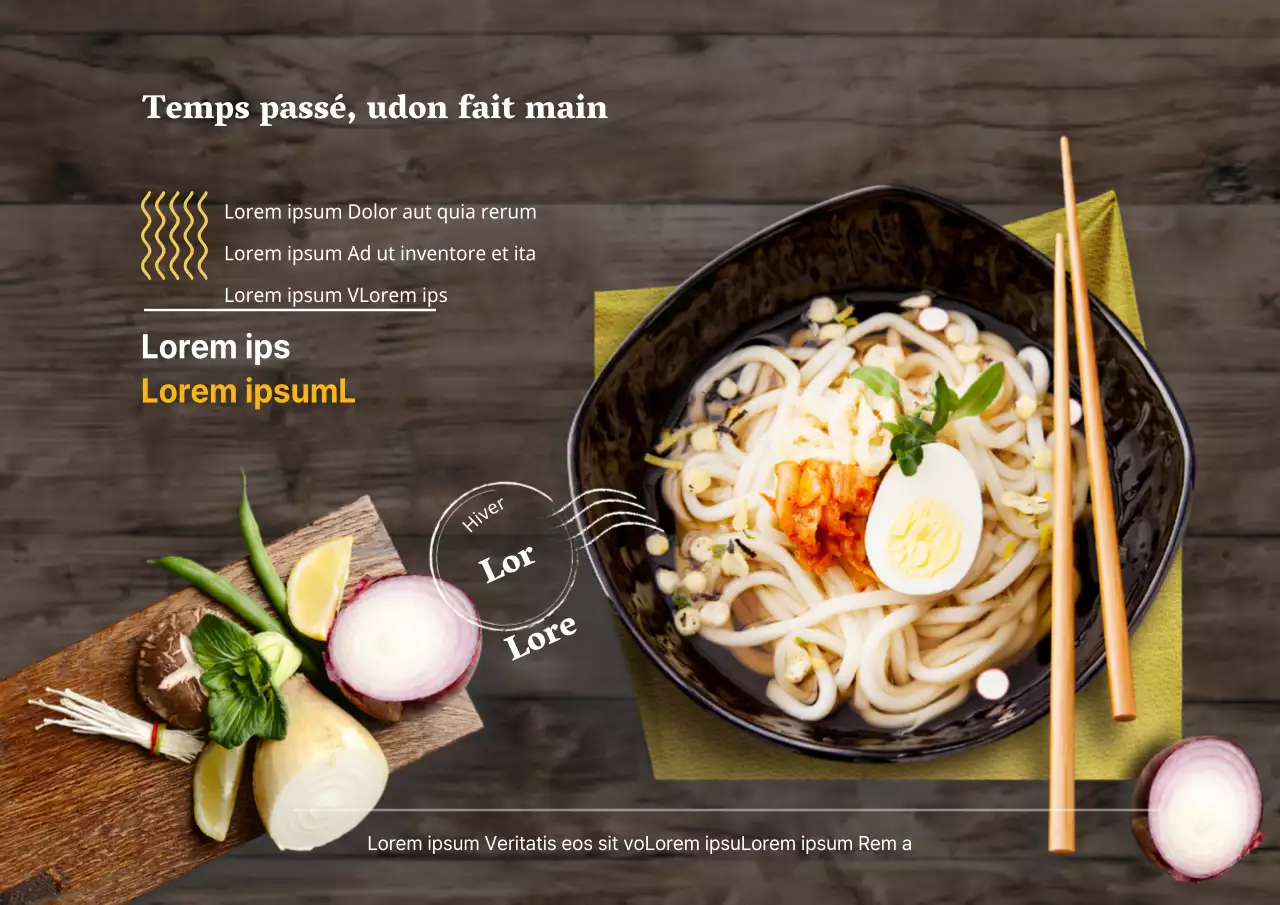 udon à l'ancienne