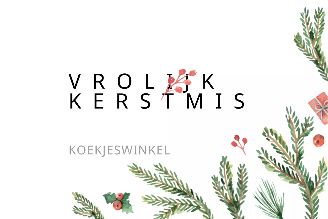 Vrolijk Kerstfeest