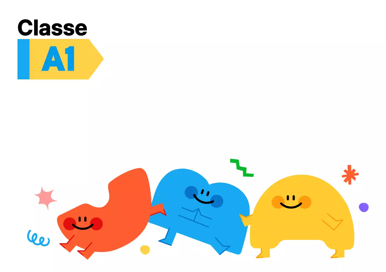 Pour diviser les classes d'une école enfantine avec des personnages colorés et mignons et des formes variées