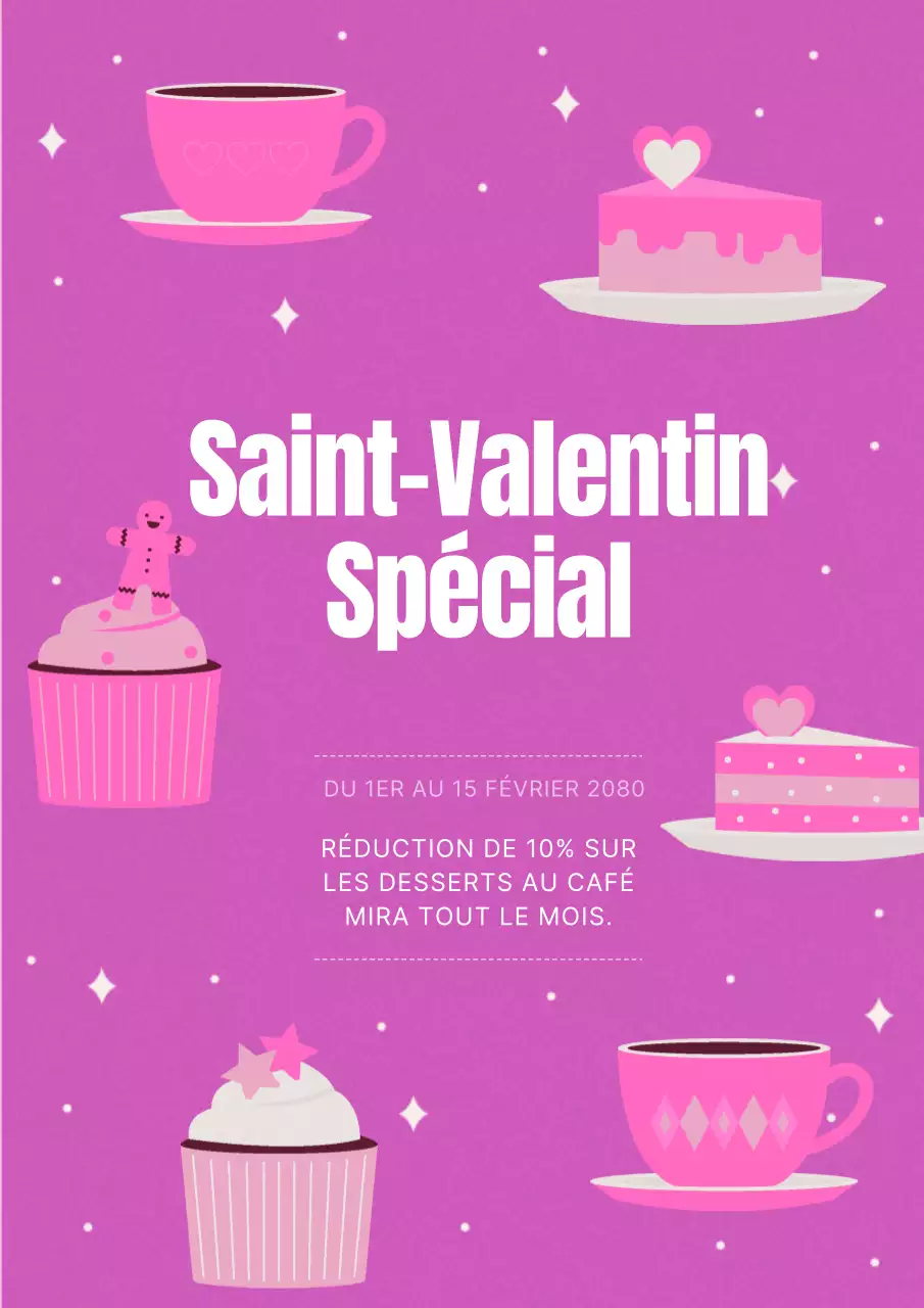 Un café rose et illustré pour la Journée blanche