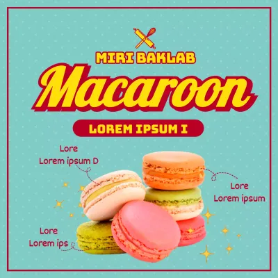 Munt en geelrode macarons in één dag: een eendaagse cursus