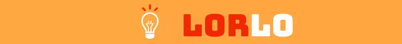 Promotionele schoolbalpen met oranje en rode gloeilampillustratie en logo.